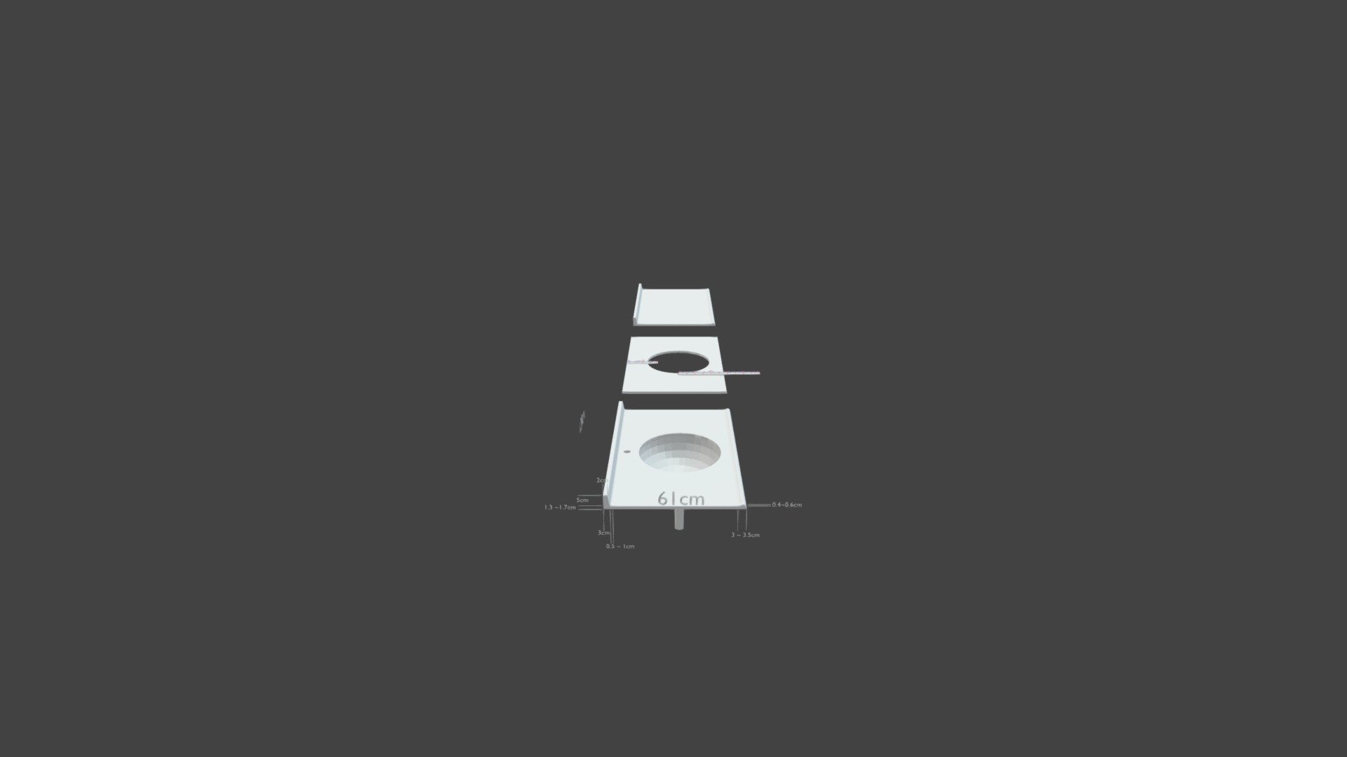 washbasin  61x120cm