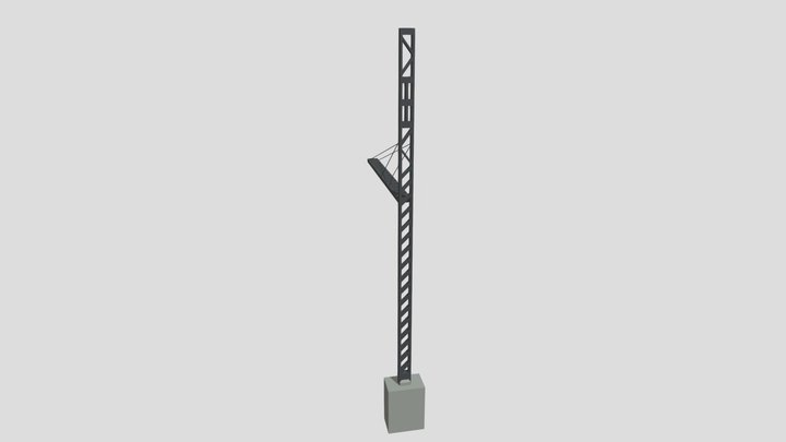 Portique Catenaire 3D Model