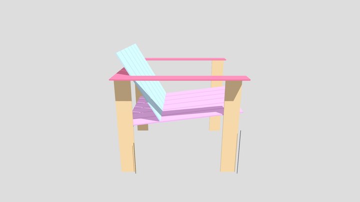 CHAIR_BALI_c4d 3D Model