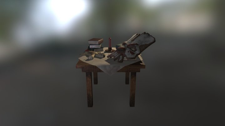 Voodoo Research Table - Mythe 3D Model