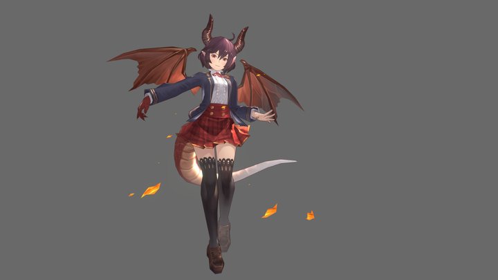 グレア 3D Model
