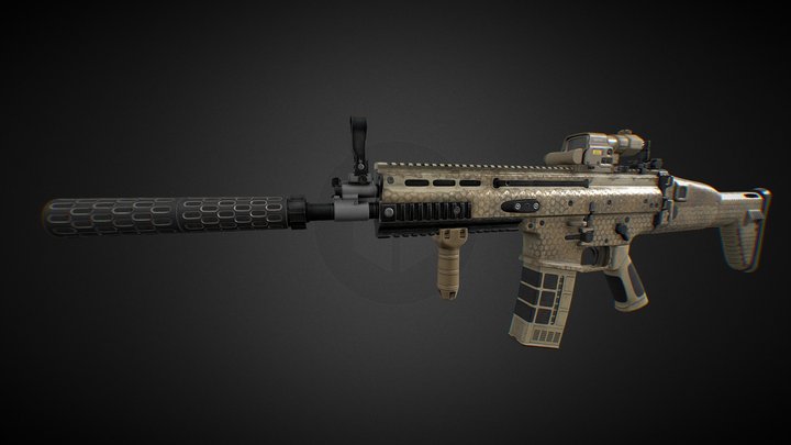 FN-SCAR L 3D Model