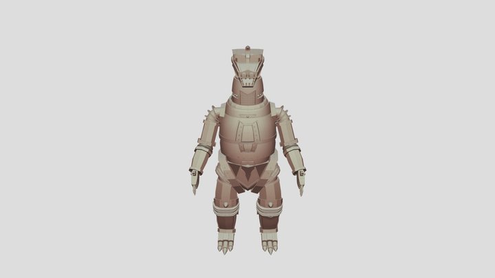 Mechagojira 3D Model