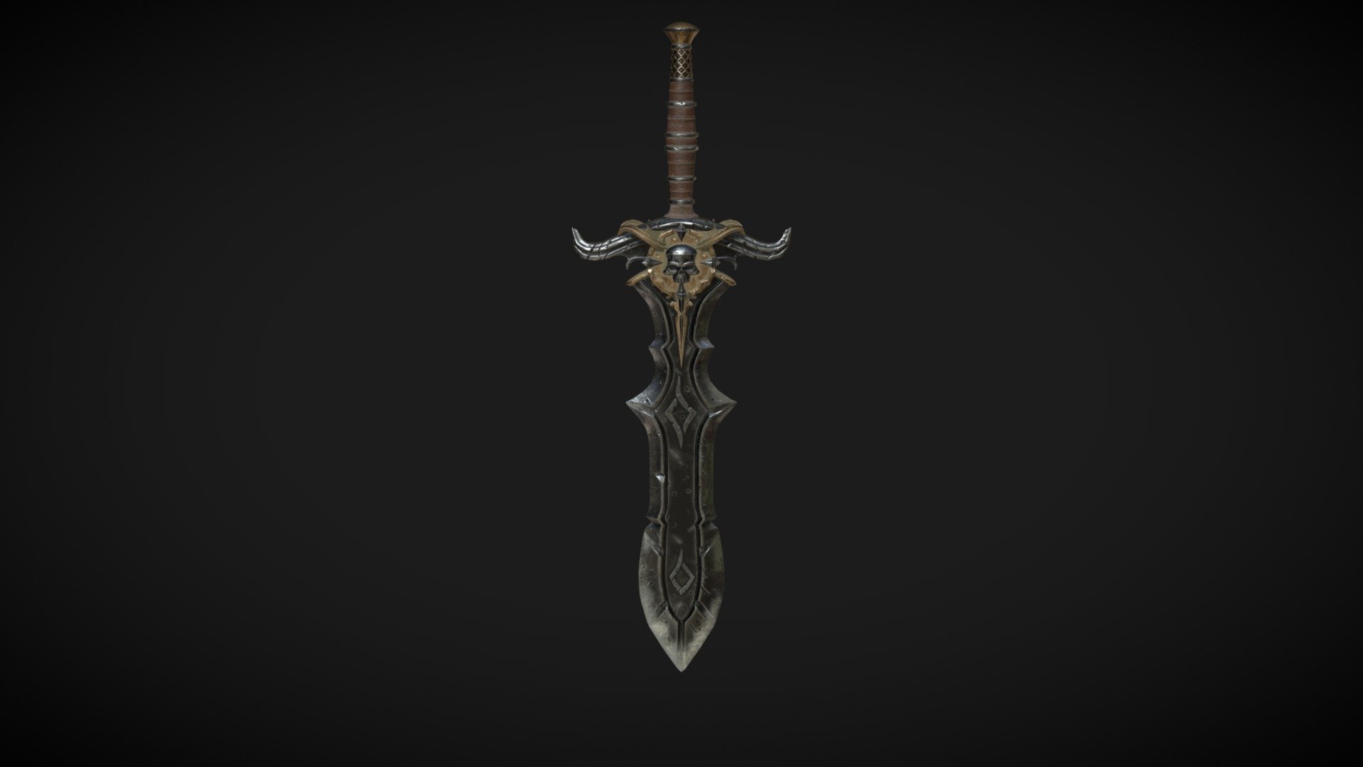 Two Handed Sword - 3D model by grinchesku [59523f4] - Sketchfab