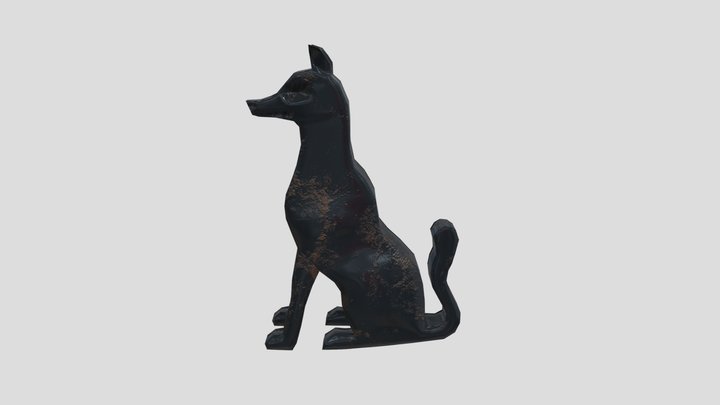 Hero Object: Inari Statue 3D Model