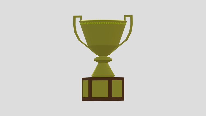 Troféu Do Campeonato Carioca 3D Model