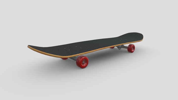 Skateboard – Gratis 3D-model STL