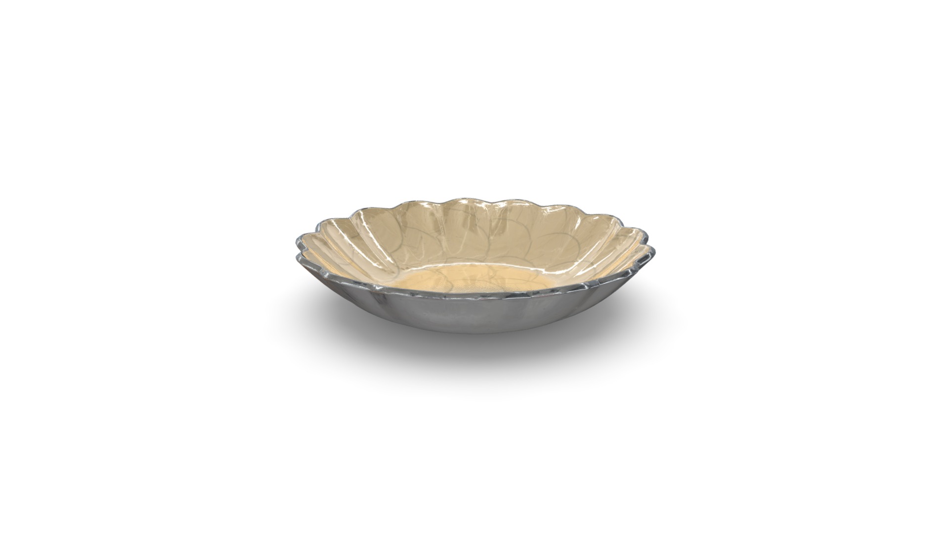 3D model Bowl - This is a 3D model of the Bowl. The 3D model is about a bowl with a white background.