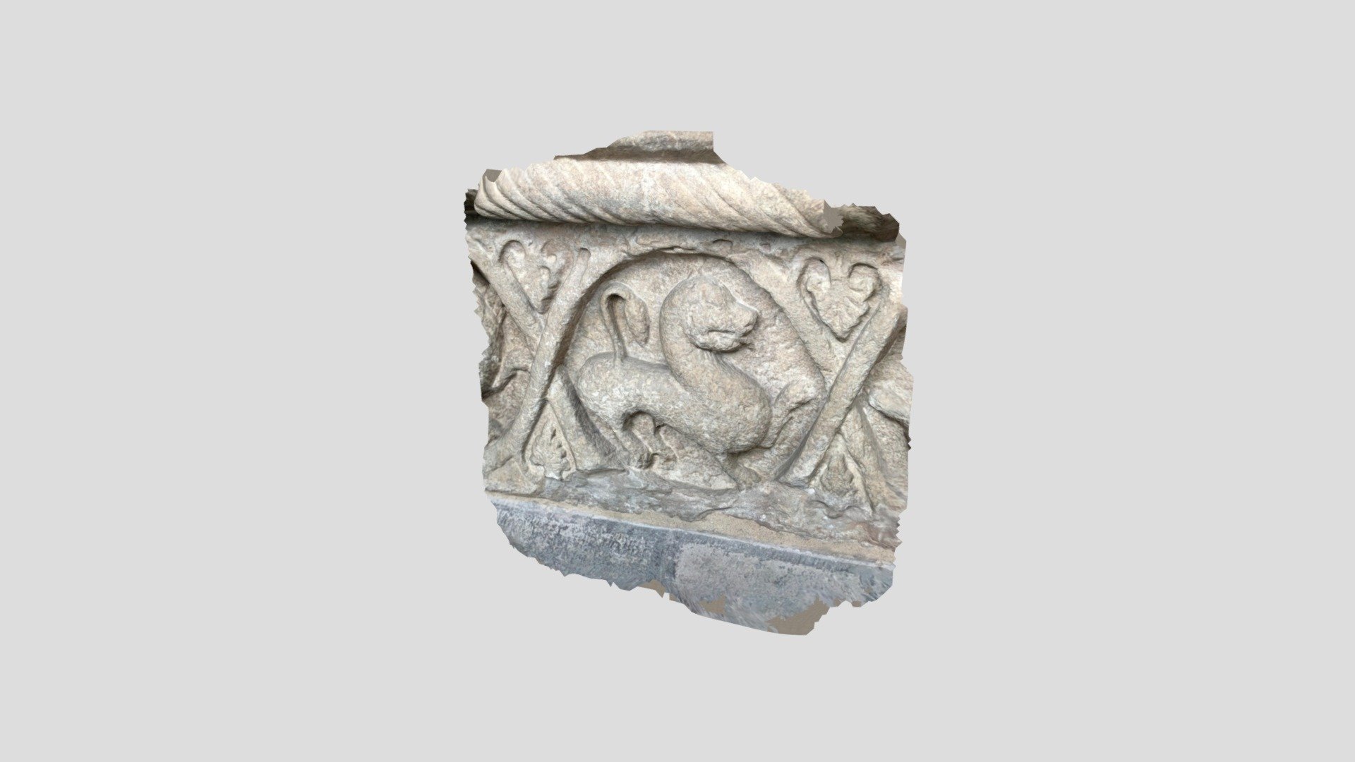 Fragment de la Portalada del monestir de Ripoll — Sketchfab embed 3D viewer
