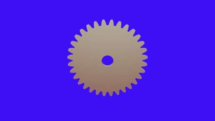 Gear Middle 3D Model