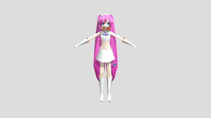 PSP - Hatsune Miku Project DIVA Extend - Hatsune 3D Model