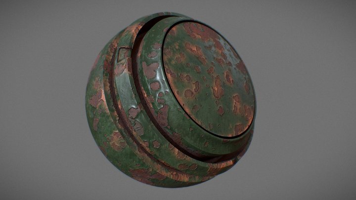 Green Paint 3D Model