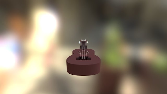Ukulele 3D Model