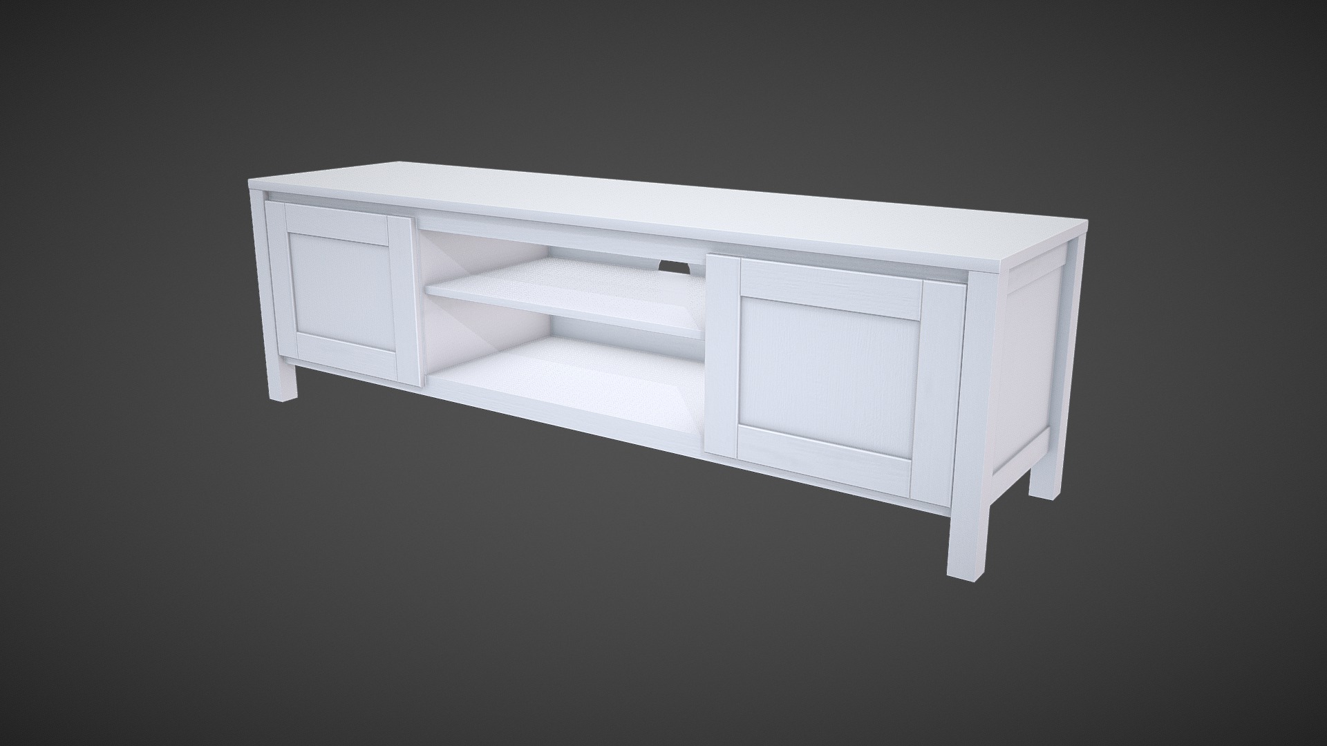 3D model Sideboard Alioth - This is a 3D model of the Sideboard Alioth. The 3D model is about a white box with a white cover.