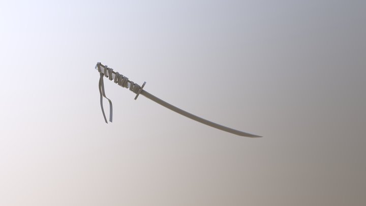 Stylized Katana 3D Model