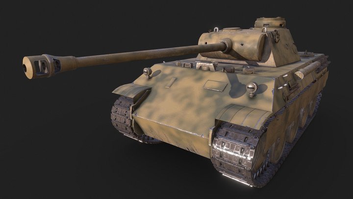 Panther Ausf. D 3D Model