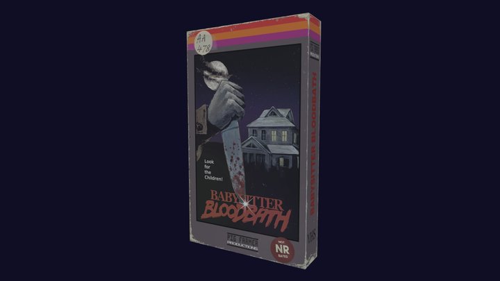Babysitter Bloodbath VHS – Free 3D Model STL
