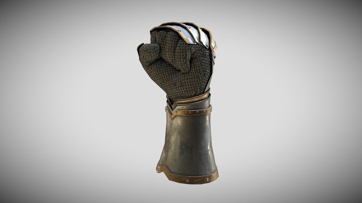 Lancer's Gauntlet 3D Model