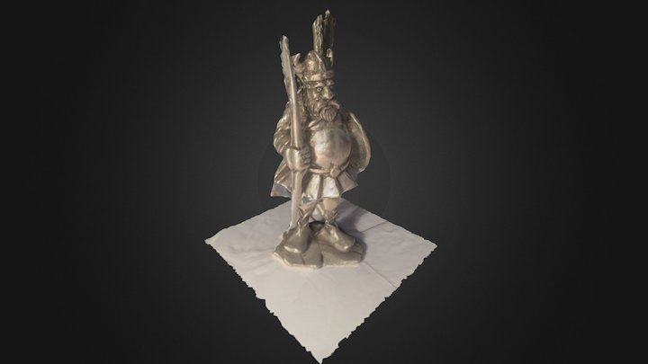Viking statue 3D Model