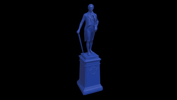 Hamilton Statue (3D Printable) 3D Model