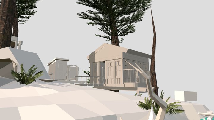 Forest Loner - WIP Diorama 3D Model