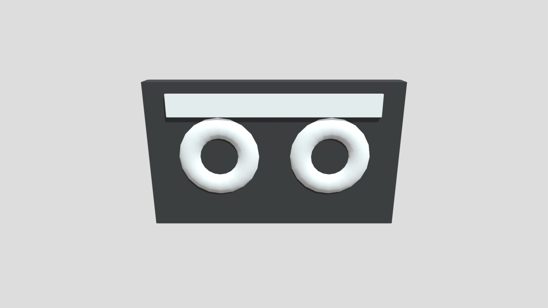 Super Low Poly Cassette Tape