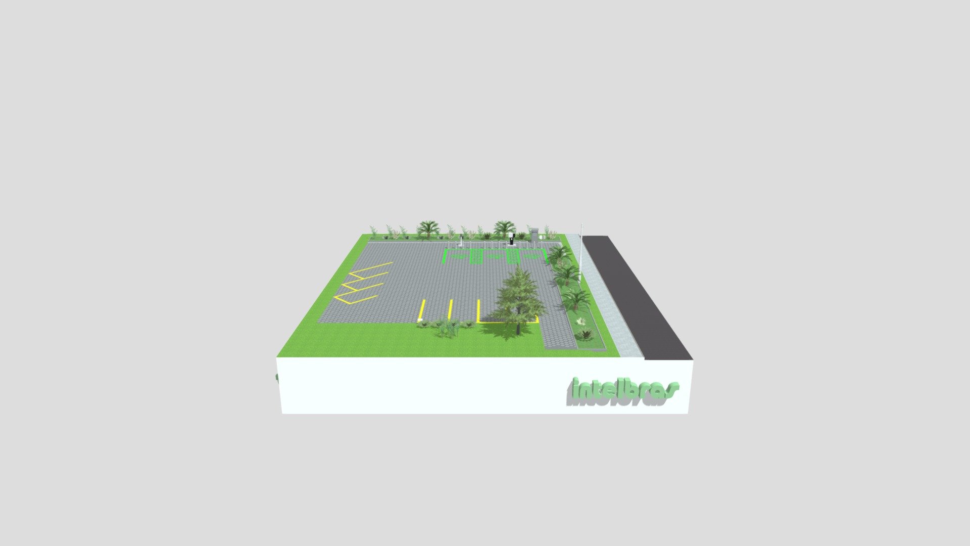 Modelo Estação de Carregamento - CVE 30kW + 7kW - 3D model by ...