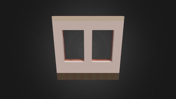 Wall_01 Pixelart 3D 3D Model