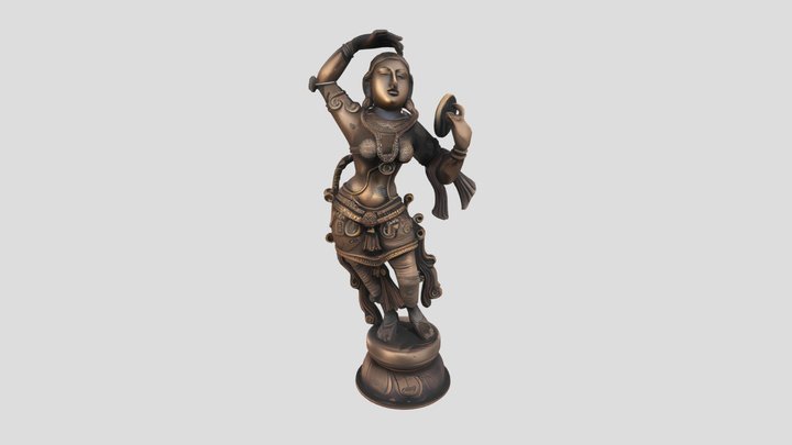 ancient statue indian 3D Model