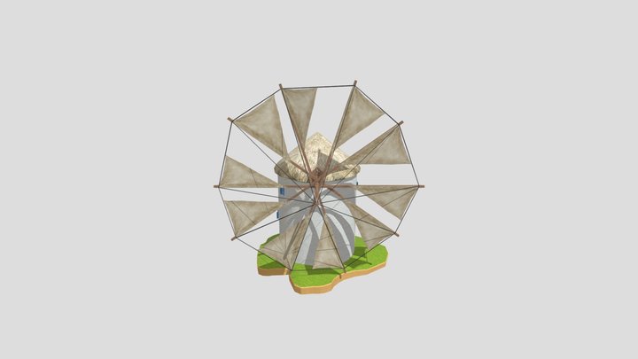 Windmill 3D Model