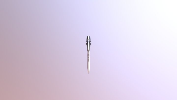 Huntsman Knife // Scribble 3D Model