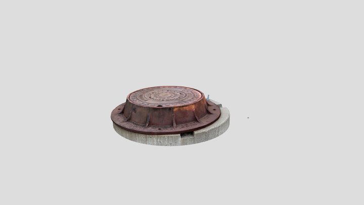 City of Calgary Manhole cover 3D Model