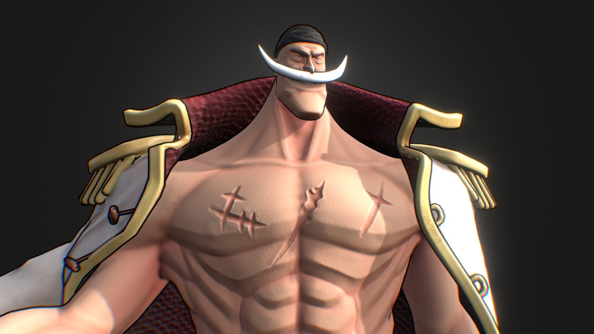 Shirohige - 3D model by Andrés Kuiper (@kuiperesteve) [595e74e] - Sketchfab