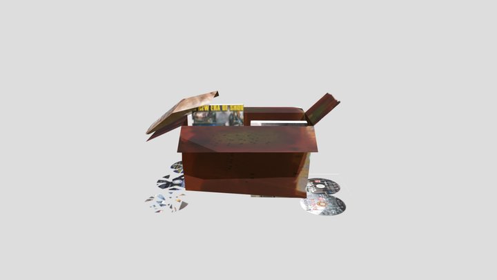 Blitz Brief  Simple Trashbox 3D Model