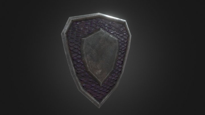 Dragonscale Shield 3D Model