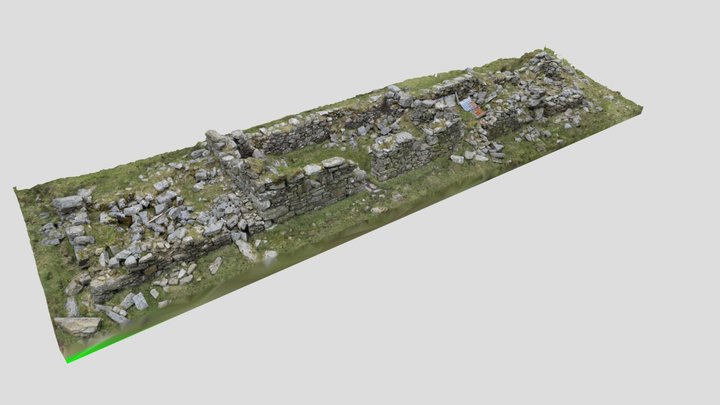 North Scarpigarth 19th century croft, Shetland 3D Model