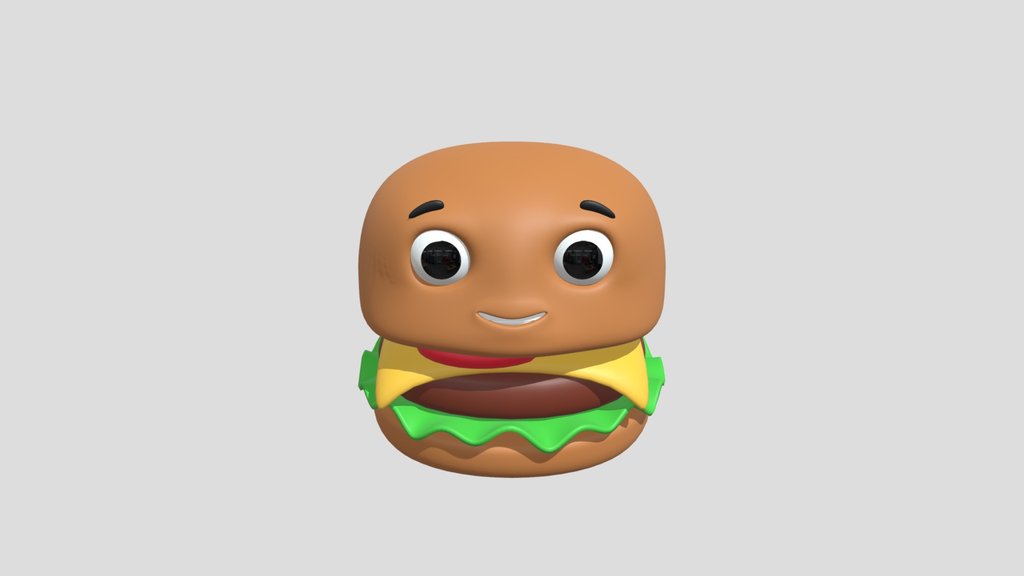 Burger Mascot Character