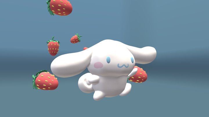 Cinnamoroll Fan Art 3D Model