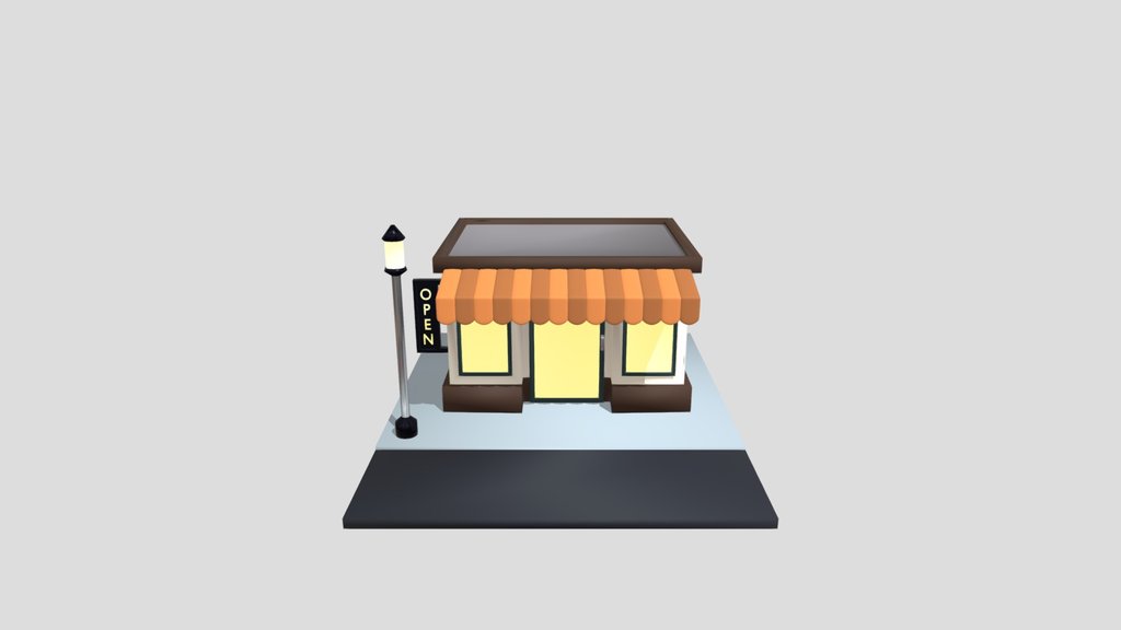 Low Poly Minimarket