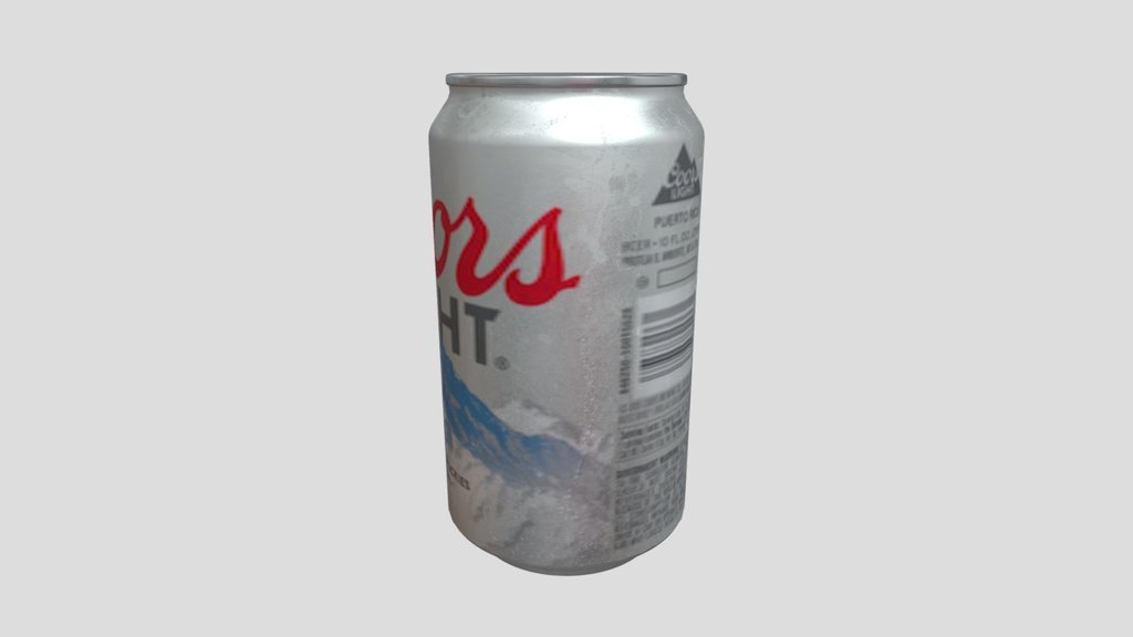 Coors Light Beer Can
