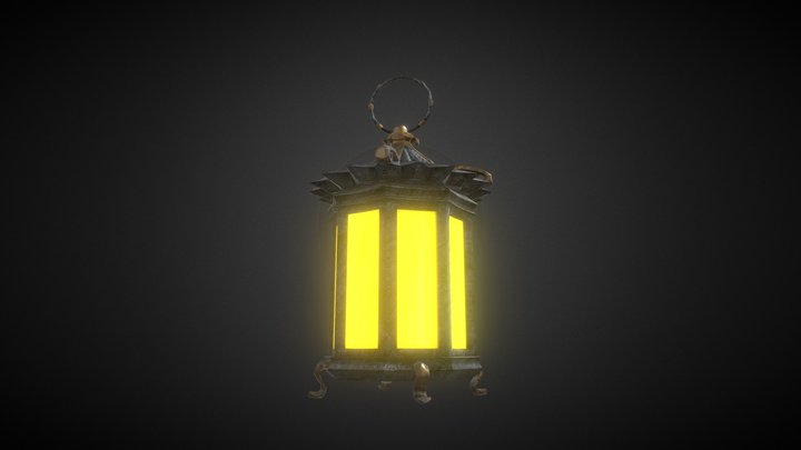 Old Lantern //老式灯笼 3D Model