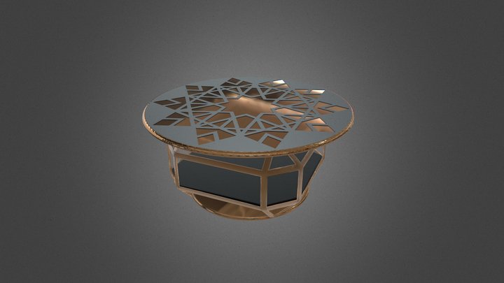 Arabic Table 3D Model