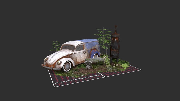 DAE 5 Finished props - Forest Loner 3D Model