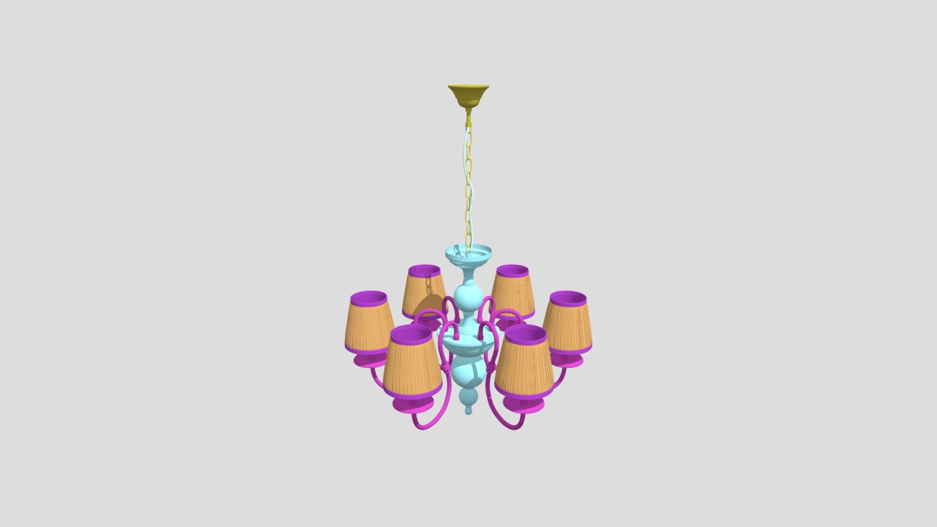 Люстра подвесная хрустальная Odeon Light — Sketchfab embed 3D viewer
