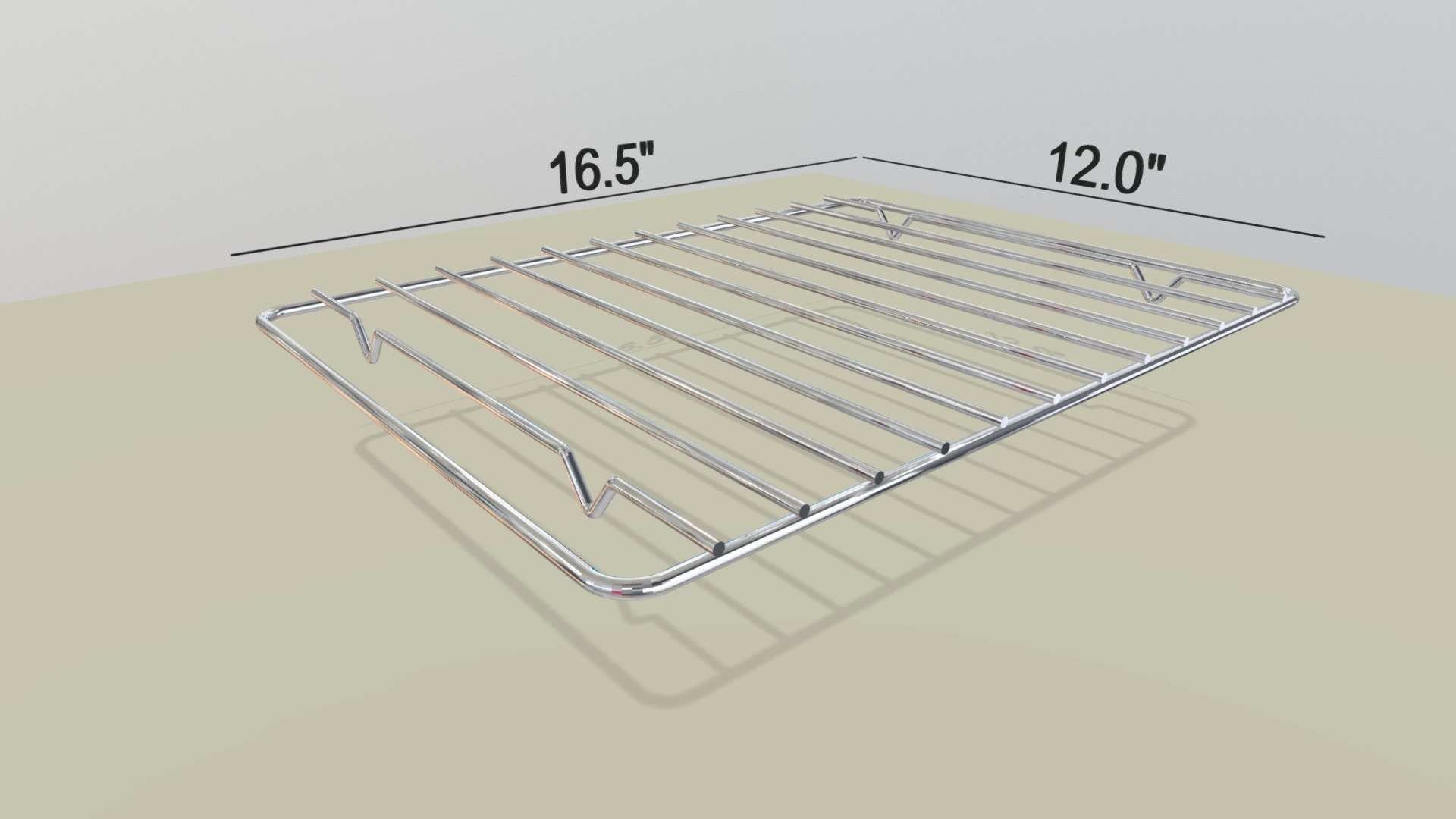 Cookie Cooling Rack - 3D model by Interactive 3D Data ...