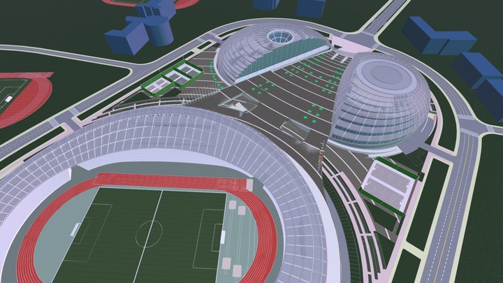 Stadium - Parik Panchal 3D Model