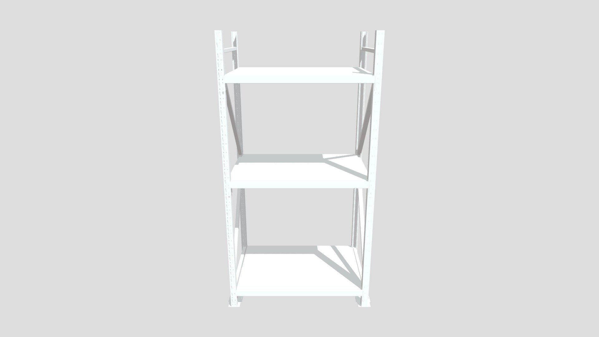 Storage Rack 80cm Shelf Depth - Download Free 3D model by kirsi.tyynela ...