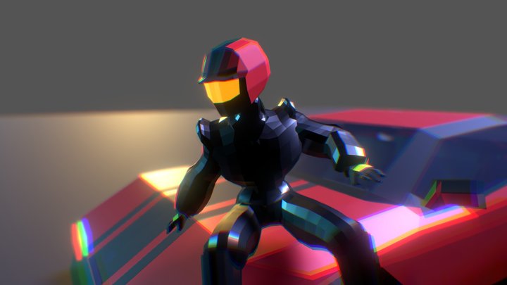 Cobra Sprint + Driver 3D Model