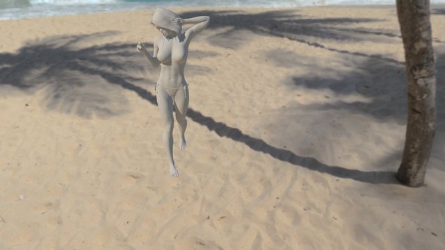 Posed Model 3D Model