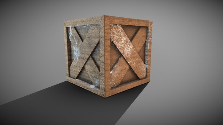 Random Abandoned Crate – Modello 3D gratuito STL